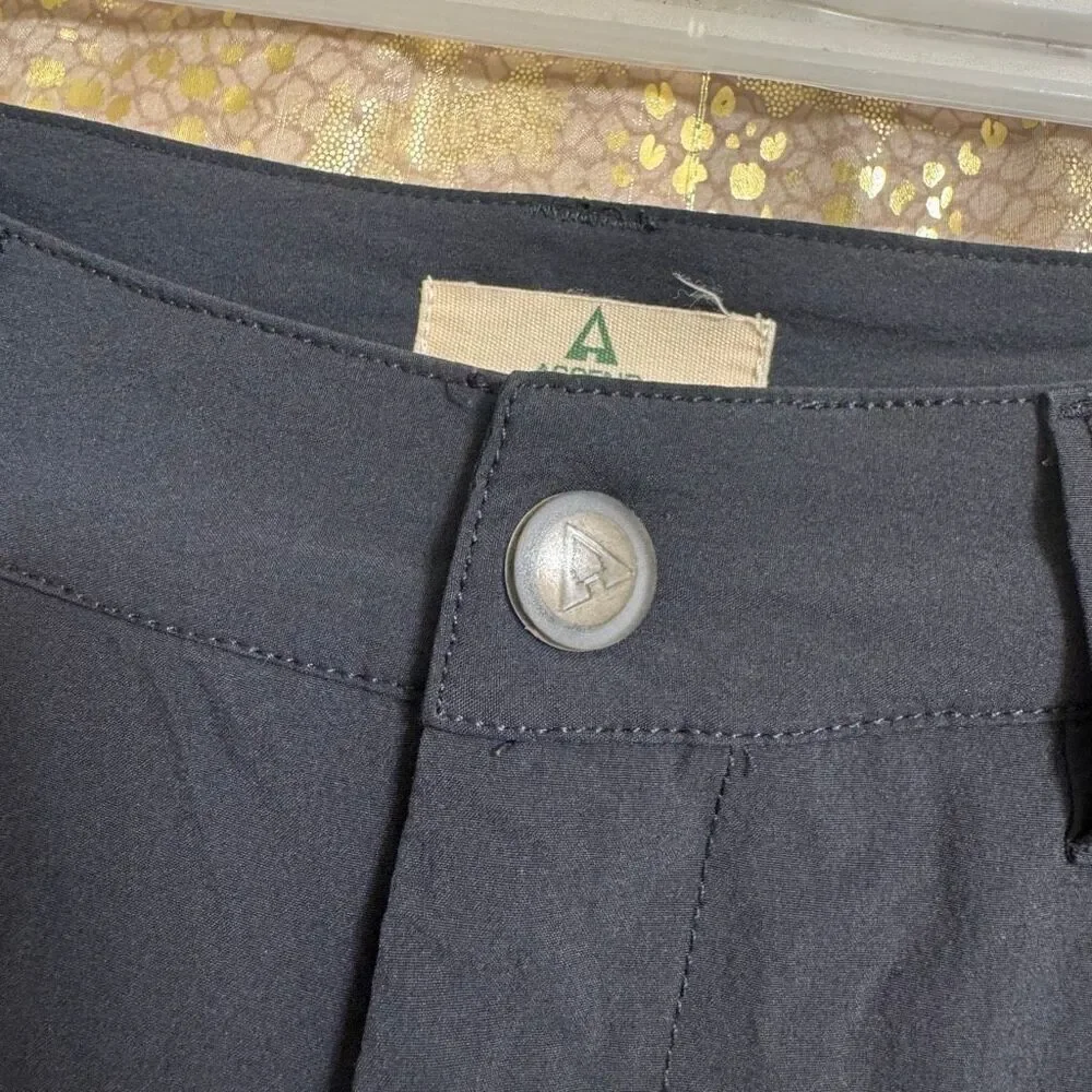Ascend Women's Black Nylon Outdoor Hiking Trail Pants Size 4